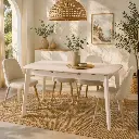 Table à manger 110-140*75 cm - "Céline"