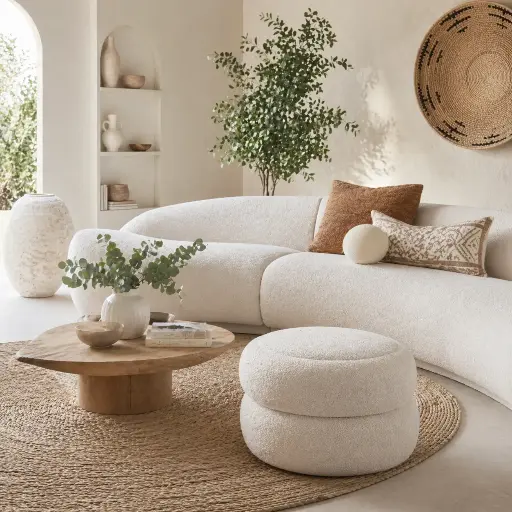 Pouf Ø33*40 cm - "DANNIE"