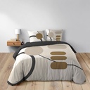 Parure 3 p. 240 x 220 cm imprime 42 fils dessin place santana naturel