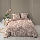 Parure 3 p. 240 x 220 cm imprime 57 fils allover morgane mocha