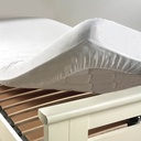 Protege matelas 180 x 200 cm eponge peva anti-acariens ponny aa 30 blanc