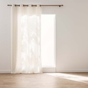 Rideau a oeillets 140 x 260 cm effet lin tisse cody