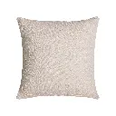 Coussin dehoussable compresse 45 x 45 cm polycoton uni+fantaisie cirana