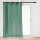 Rideau a oeillets 140 x 260 cm effet lin tisse nando cedre