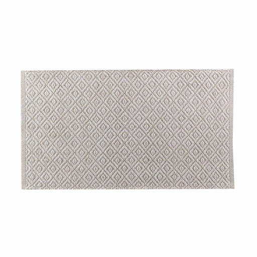 Tapis rectangle 50 x 80 cm coton/polyester tisse matteo
