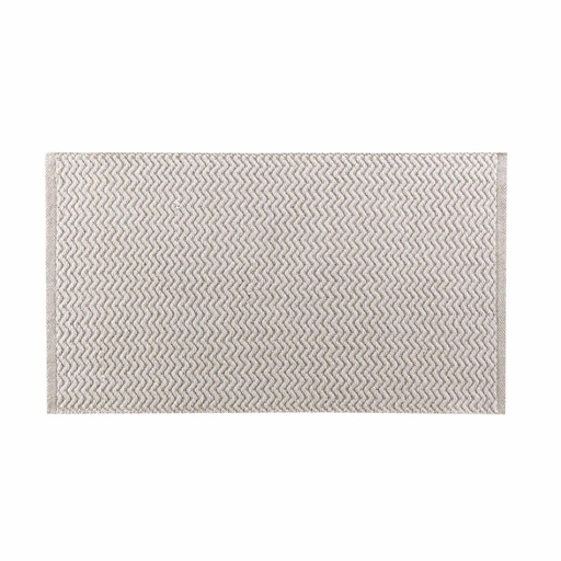 Tapis rectangle 50 x 80 cm coton/polyester tisse flavio