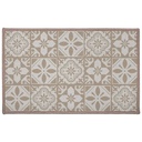 Tapis rectangle 50 x 80 cm bouclette imprimee constantine naturel