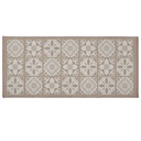 Tapis rectangle 50 x 120 cm bouclette imprimee constantine naturel