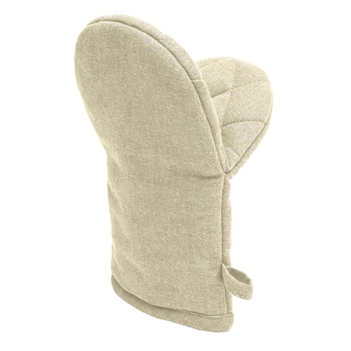 Gant pince 24.5 x 14.5 cm coton/polyester uni gourmet naturel