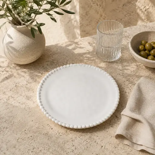 Assiette en céramique Ø25.5*2.5 cm - 2611