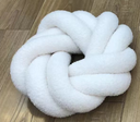 Coussin blanc cassé Ø30 cm - "POLLY"