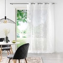 Panneau a nouettes 140 x 240 cm effet lin tisse norine