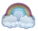 Assiettes forme arc-en-ciel x10