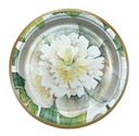 Assiettes à dessert rondes motif fleur x10