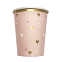 Gobelets motifs coeurs x10