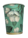 Gobelets motifs floral x10