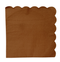 Lot de 20 serviettes uni 