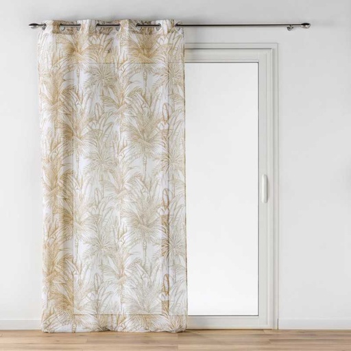 Panneau a oeillets 140 x 240 cm voile sable imprime dune