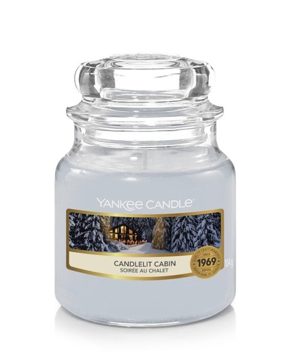 Bougies parfu en jarres candlelit cabin