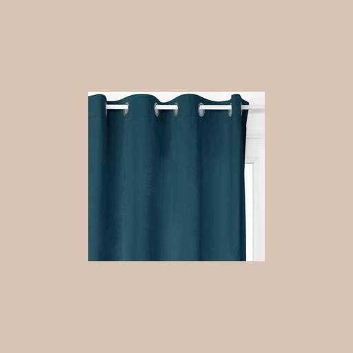 Rideau occultant vel canard 140x260