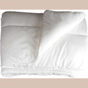 Couette 1 personne 140 x 200 cm polyester uni anti-acarien grs premium