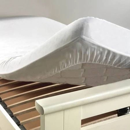 Protege matelas 160 x 200 cm molleton anti-acariens molly aa 30 blanc