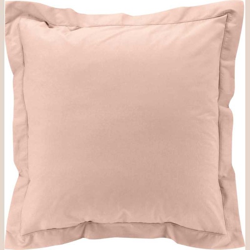 Taie d'oreiller vp 63 x 63 cm percale uni 78 fils percaline nude avec p. bourdon