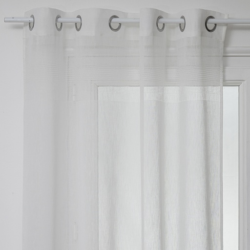Voilage sab blanc 140x240