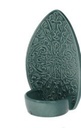 Porcelaine bougeoir fontaine vert