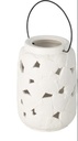 Lanterne coquille 15cm blanc