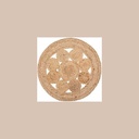 Set table jute ajoure d38
