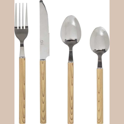 Menagere 24p indonesie bois