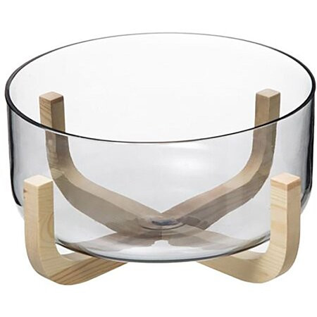 Saladier verre gris arha d24