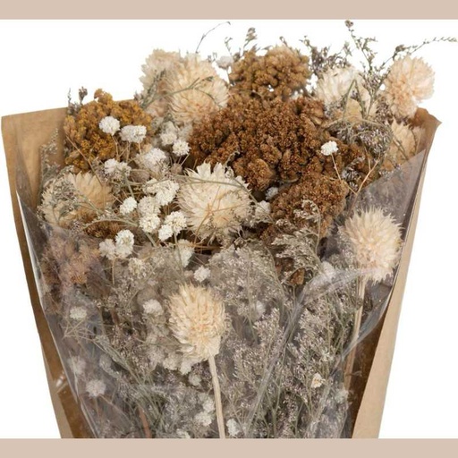 Bouquet compo achi nat nam h45-moutarde