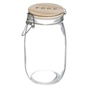 Bocal verre+bois 1,5l wording