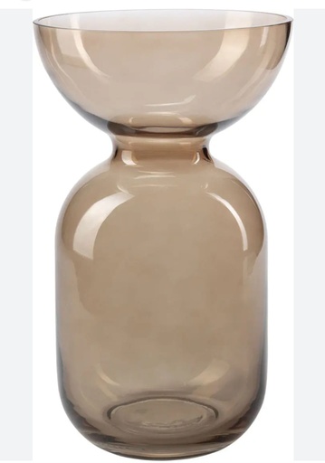 Vase alvos 15x25cm -marron