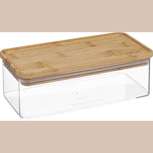 Boite rectangle bambou 1l eske