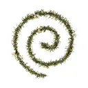 Guirlande verte 100x4x2.7m houx or