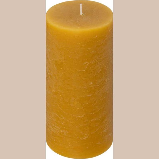 Bougie  rond olia jaune  6.8x14 cm