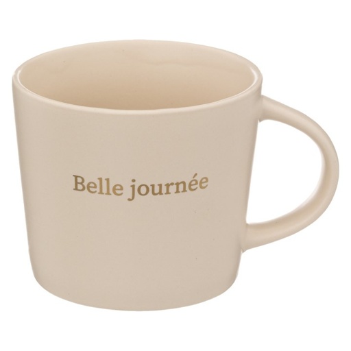 Mug m belle journee - ivoire 32cl