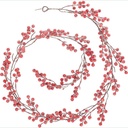 Guirlande baies rouges 190cm